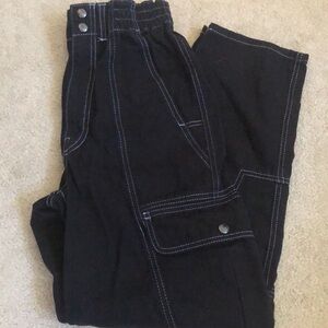 BDG Bkack Relaxed Skate Cargo Jean size 26